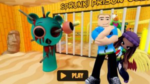 СПРУНКИ(SPRUNKI) в BARRY'S PRISON RUN! OBBY в РОБЛОКС