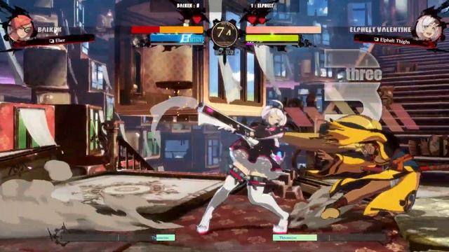 GGST | Eber (Baiken) VS Kayos (Elphelt) | Guilty Gear Strive High level gameplay