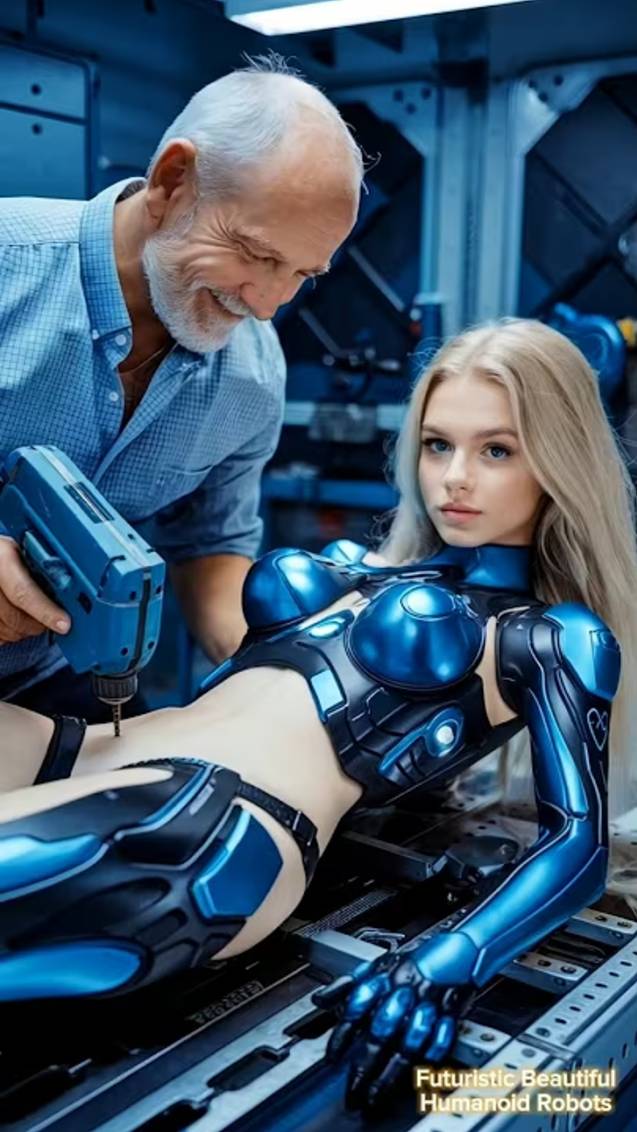 Elderly Inventor Enhances Humanoid Robot's Performance #shorts