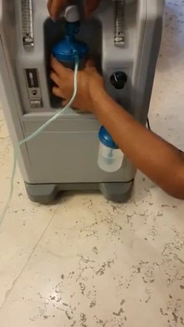 Tutorial 2 Oxygen concentrator with nebulizer merk:  safety Osaka Japan