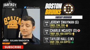 2022-23 Fantasy Hockey - Boston Bruins Overview - Fantasy Hockey Advice
