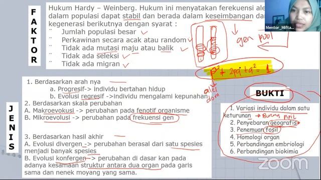Kelas Biologi  bersama Kak Miftahul (KTG X WujudIn)