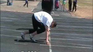 Выбегание с колодок, спринт