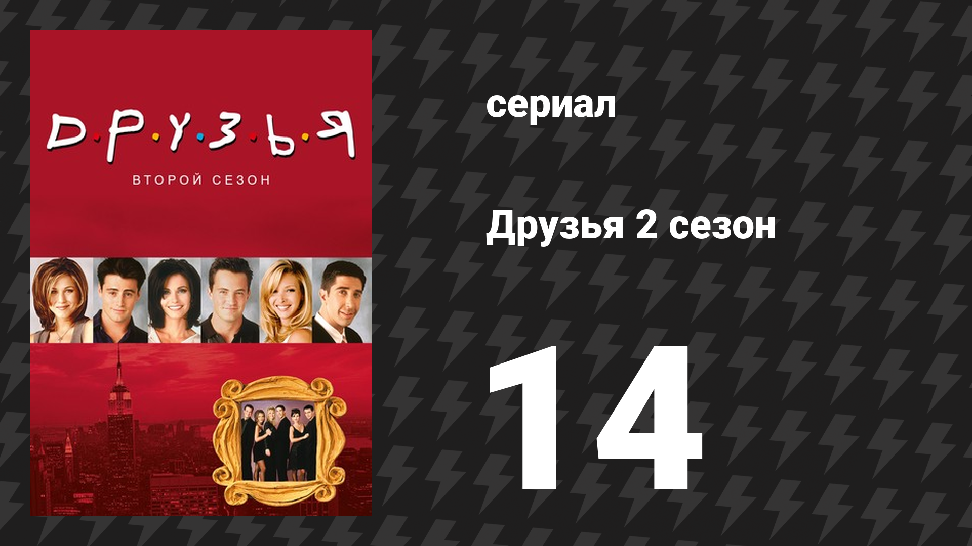 Друзья 2 сезон 14 серия «Эпизод, где смотрят видео с выпускного бала» (сериал, 1995)