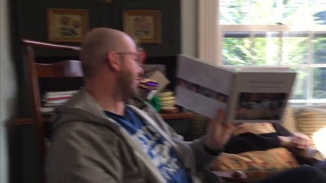 Christmas Gift Opening Reactions - Photo Book from When They Were Kids