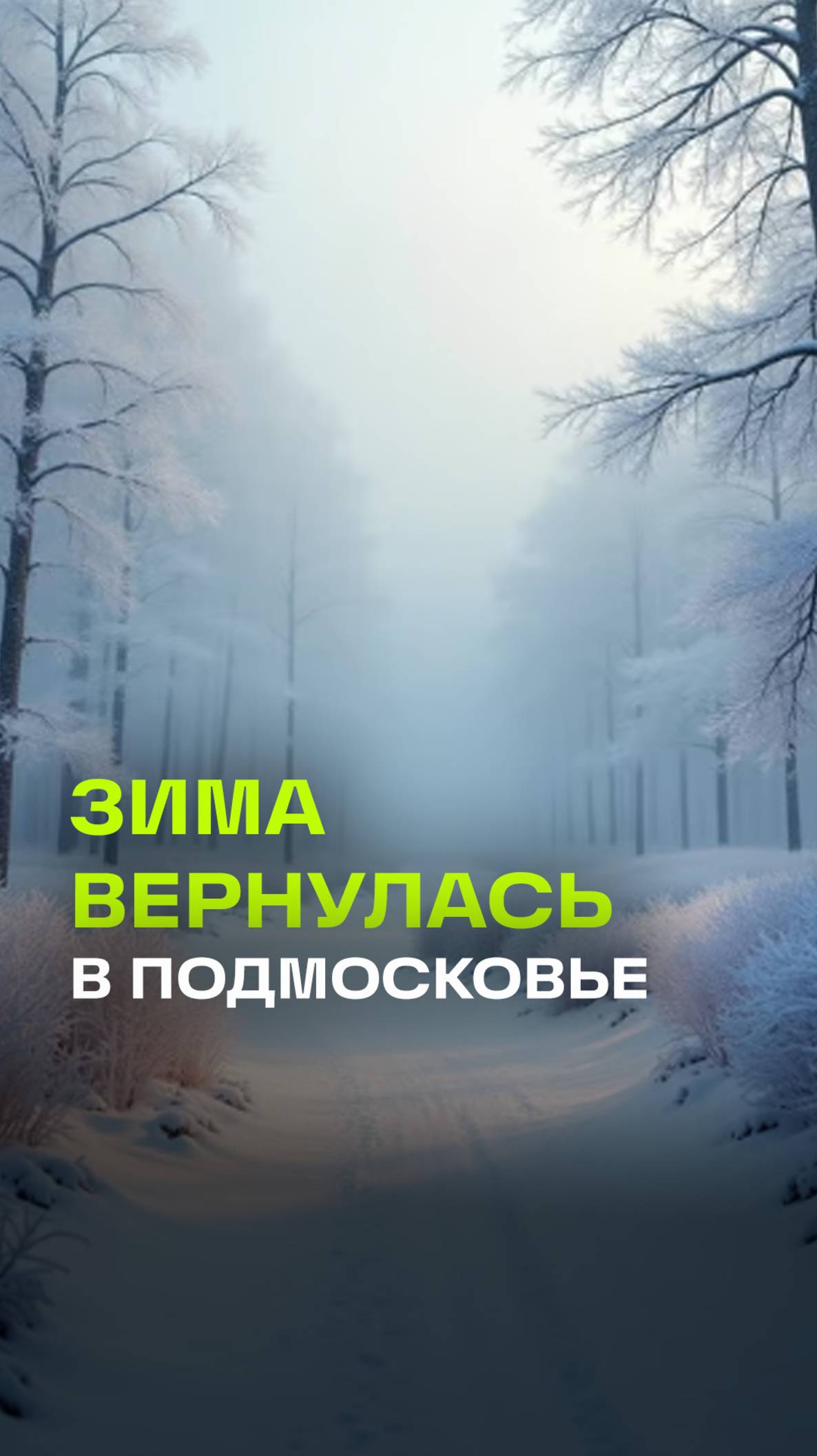 Снегопад шестого апреля в Москве и Подмосковье