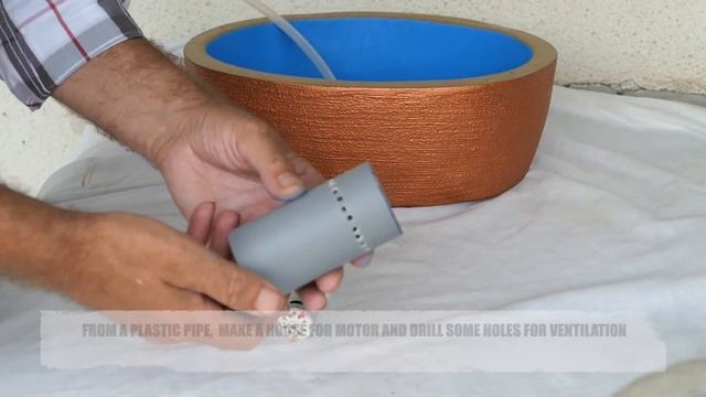 DIY Indoor/Outdoor Waterfall Water Fountain from River Stone and Cement | Fountain with led lights смотреть онлайн