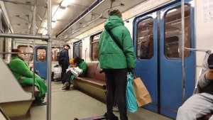 Покатушки на вагоне 81-717.5 (ММЗ/МВМ) 0831 на Замоскворецкой линии приписки к ТЧ-2 "Сокол"