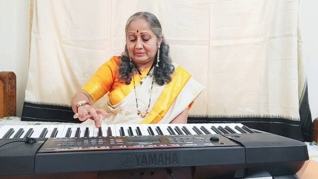 Ek Pardesi Mera Dil/Hindi Film Song From Phagun on Keyboard/ Mangala J смотреть онлайн