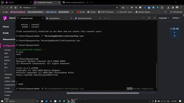 Customizing Your Shell: Windows CMD, PowerShell, and Linux Bash/Fish with Starship