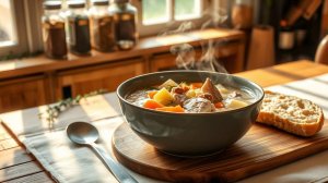 Сливочный Суп с Кроликом и ароматными Травами: вкус, в который Вы влюбитесь!