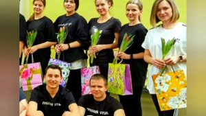 с 8 марта от сильной половины хореографического ансамбля песни и танца "Русский стиль" Ступино.