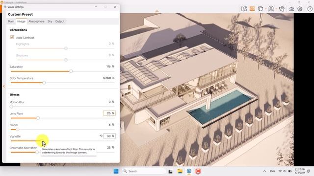 Architectural Presentations With WHITE RENDER In ENSCAPE