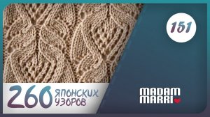 Красивый ажурный узор №151 из книги Хитоми Шидо