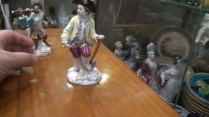 Мейсен пара фигур Садовник и Обезьяна в супер состоянии на продажу музейный фарфор