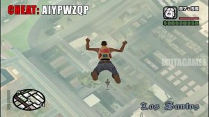 GTA San Andreas Parachute Cheat Code (GTA SA Cheat)