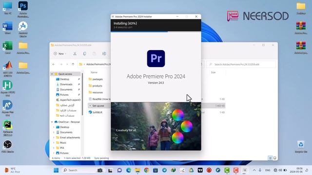 Adobe Premiere Pro 2024 Installation on windows 11