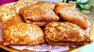 Блины "ШЕСТЬСОТ" Я 1,5 ГОДА искала этот рецепт! Теперь готовлю только к БОЛЬШИМ ПРАЗДНИКАМ!ГЕНИАЛЬНО