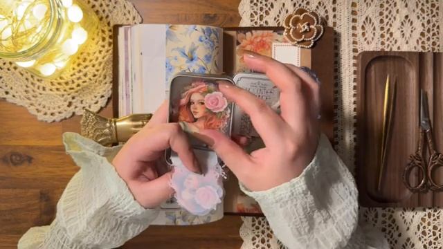 ASMR scrapbooking journaling relaxing sounds