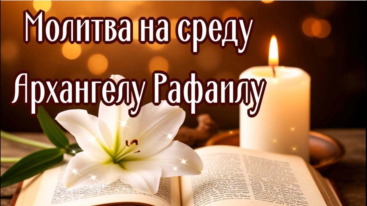 СРЕДА - АРХАНГЕЛ РАФАИЛ (ЦЕЛИТЕЛЬ НЕБЕСНЫЙ) исцеляет от неизлечимых болезней