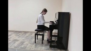 Ватулина Васелина_13 лет_Фортепиано_Н. Богословский, перел. Т. Киселёвой  "Тёмная ночь"