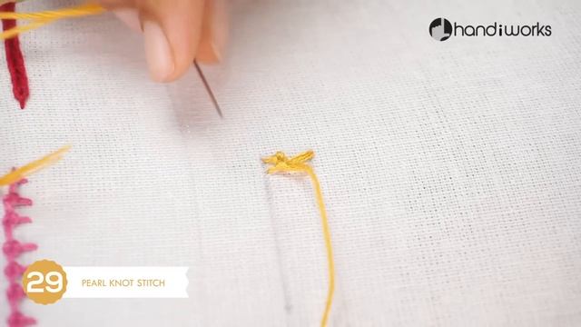 50 Hand Embroidery Stitches: Beginners Tutorials by HandiWorks