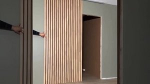 раздвижные межкомнатные двери, раздвижная перегородка, реечная перегородка, реечная дверь #home