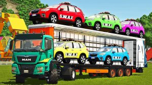 Машинки летают и прыгают! Развивающие мультики Машины помощники. Мультфильмы про машинки