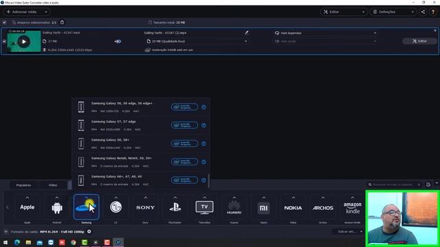 TUTORIAL - MOVAVI - COMO CONVERTER ARQUIVO PARA FACILITAR NA EDIÇÃO - AULA 49 смотреть онлайн