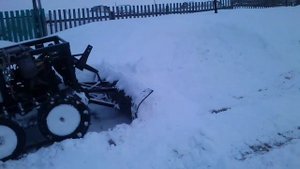 Самодельный гусеничный минитрактор
