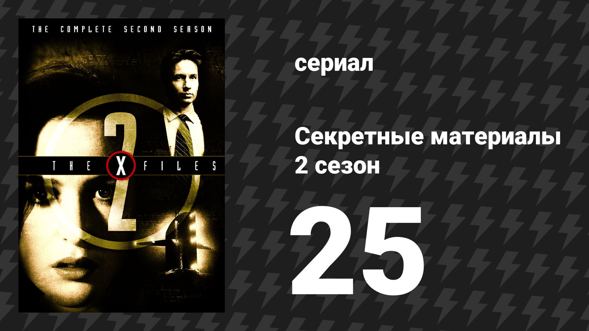 Секретные материалы 2 сезон 25 серия «Анасази» (сериал, 1993-2018)