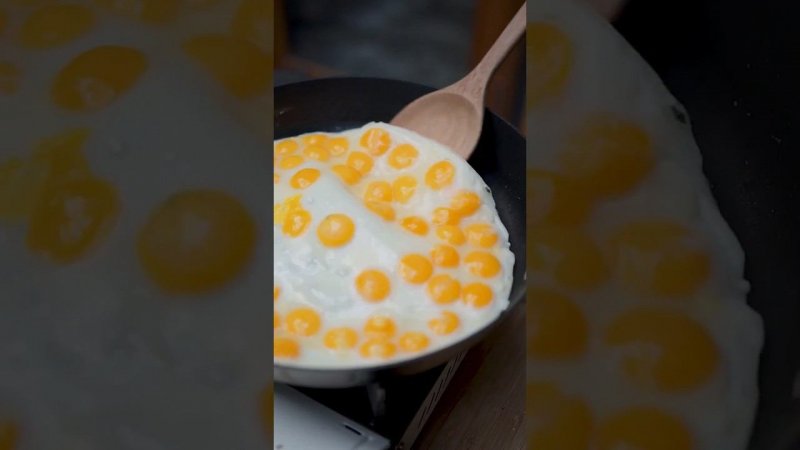 Самая БОЛЬШАЯ в мире ГЛАЗУНЬЯ #food #recipe #cooking
