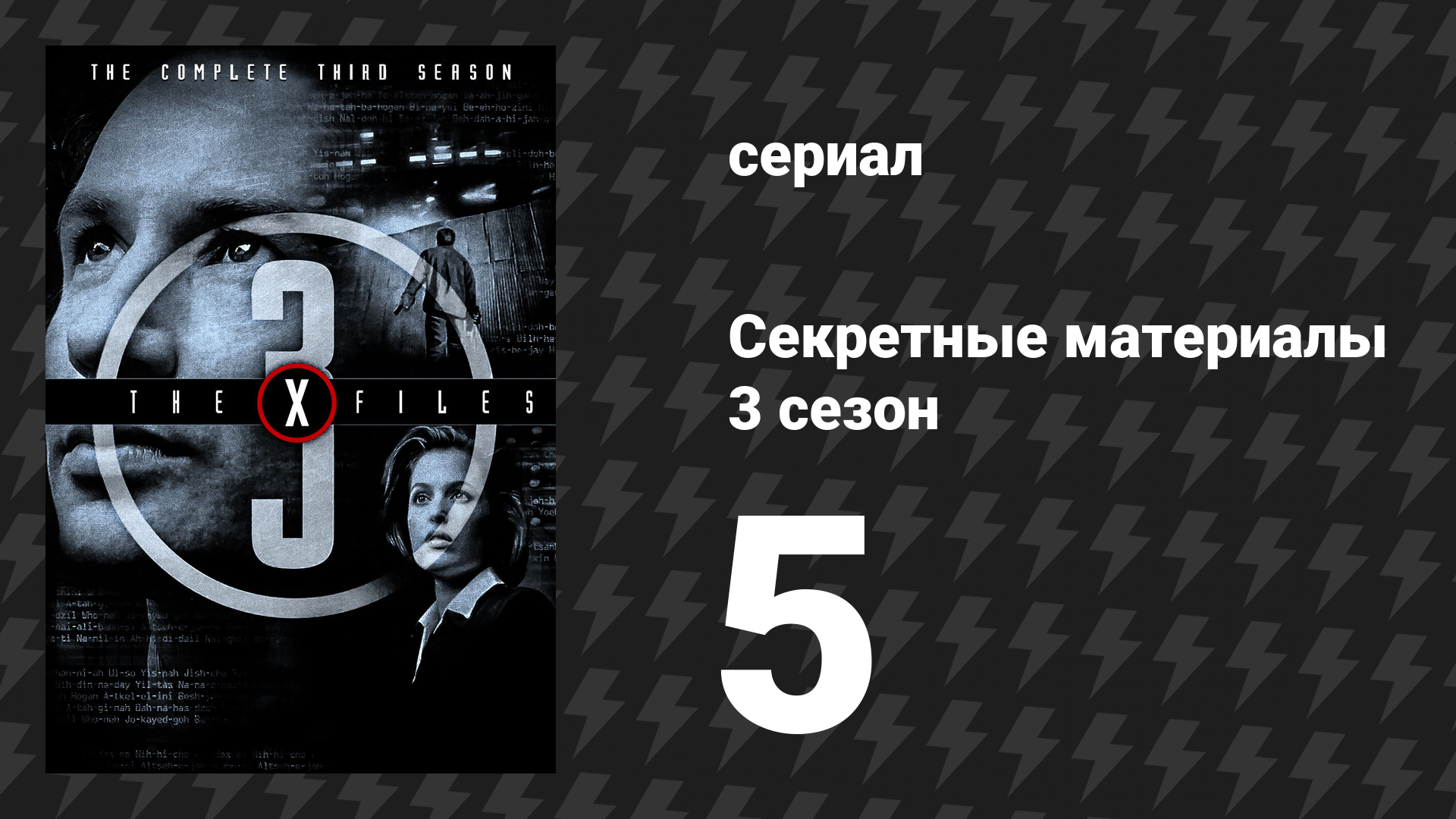 Секретные материалы 3 сезон 5 серия «Список» (сериал, 1993-2018)
