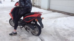 ВЛОГ: ДРИФТ НА СКУТЕРЕ ЗИМОЙ!!