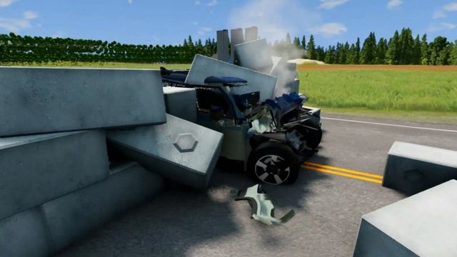 Cars vs Wall - BeamNG Drive Amazing Car Crashes смотреть онлайн
