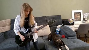 Europe. Соло на электрогитаре. Алексия - 12 лет. The Final Countdown