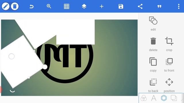 M T Logo design tutorial|pixellab[MANYA DESIGN]