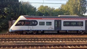 МЦД "Подрезково" под лучами палящего солнца. 07.07.2024#ржд#мцд#сапсан#ласточка#иволга#электропоезд