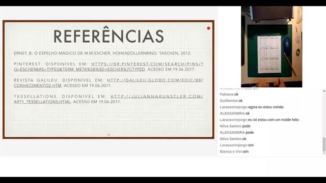 Escher- Tessellation- da ilusão ao concreto. Webconf Oficinas Tecnologia e Geometria. смотреть онлайн