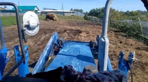 Почвофреза 220. Подцепил первый раз.