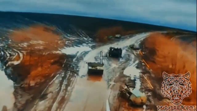 Боевая работа российских операторов дронов на "дороге смерти" продолжается