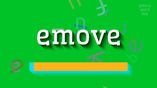 EMOVE - HOW TO PRONOUNCE EMOVE? #emove смотреть онлайн