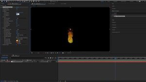 Very Easy to create Cartoon Fire Animation without Plugins - After Effects tutorial #oe346