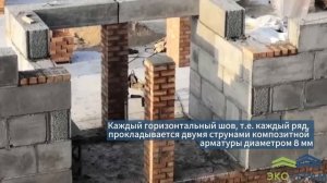 Строительство из капсулированных керамзитобетонных блоков ЭКОКЕРАМ. Обзор. Главные преимущества.