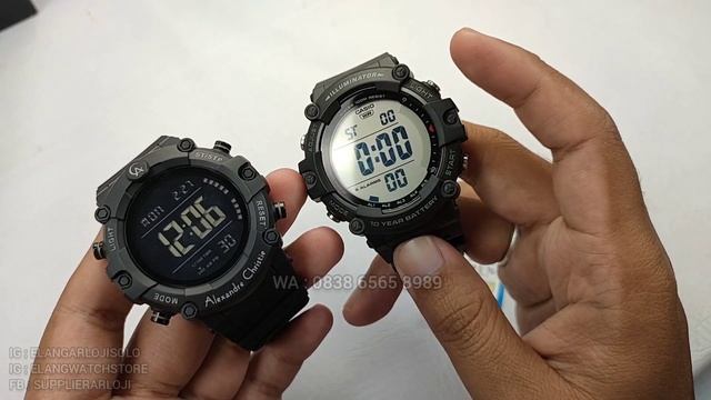 AC 9386 VS CASIO AE 1500 : COMPARE ALEXANDRE CHRISTIE VS CASIO TERBARU (2023)
