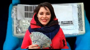 Распаковка пачки 1000 долларов! Инструкция по поиску редких банкнот + Катя