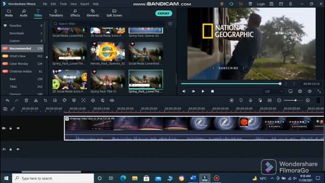 TITLES IN WONDERSHARE FILMORA VIDEO EDITING PART 1 @funwithawais2345 смотреть онлайн