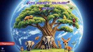 "Сравнение продолжительности жизни животных 🐢🐶🐘 — Кто живёт дольше всех?"
