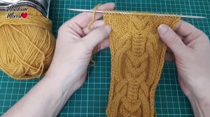 Араны спицами.Косы спицами для начинающих