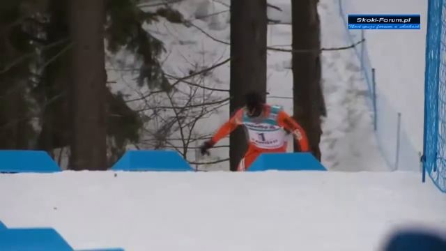 Худший лыжник в истории - Адриано Солано из Венесуэлы проходит лыжную трассу смотреть онлайн